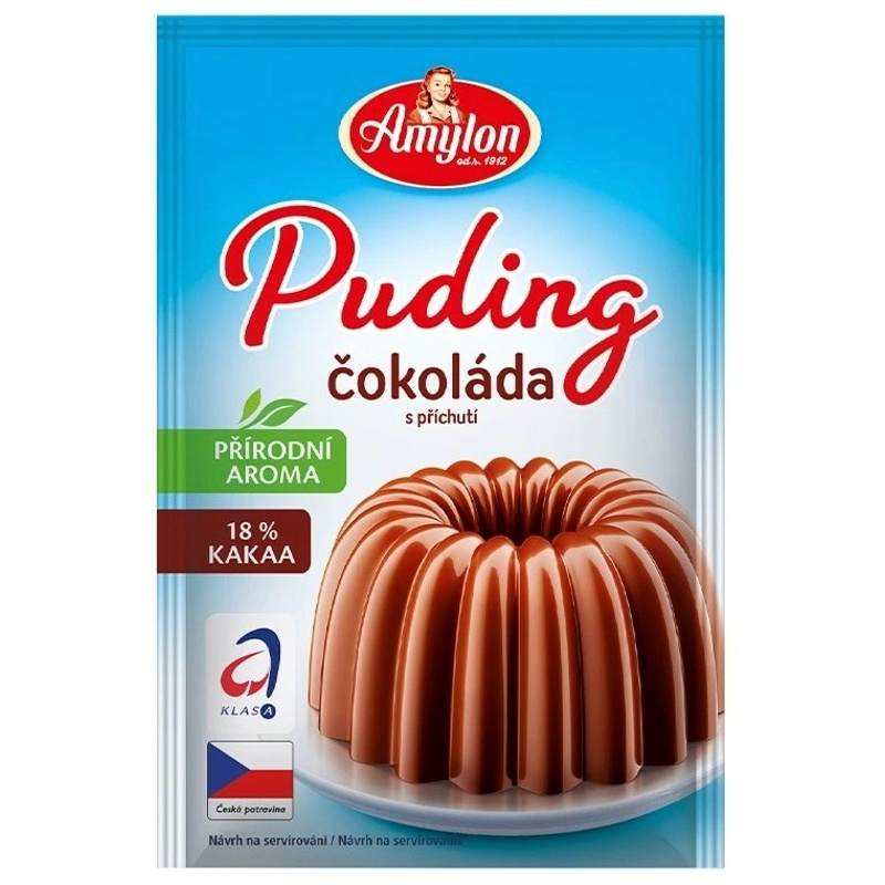 PUDING S PŘÍCHUTÍ ČOKOLÁDA - PŘÍRODNÍ AROMA 40G