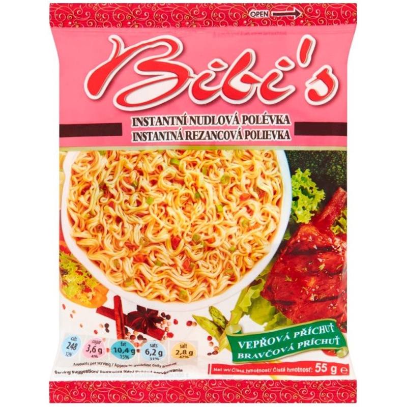 POLÉVKA INSTANTNÍ VEPŘOVÁ BIBI'S 55G