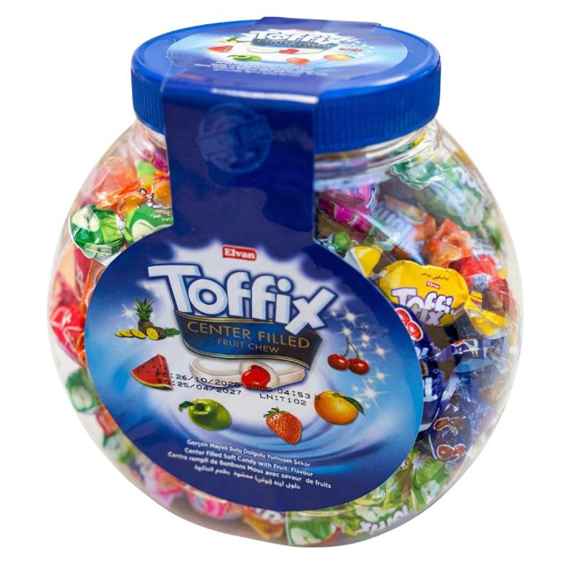 BONBONY TOFFIX OVOCNÉ DÓZA 500G