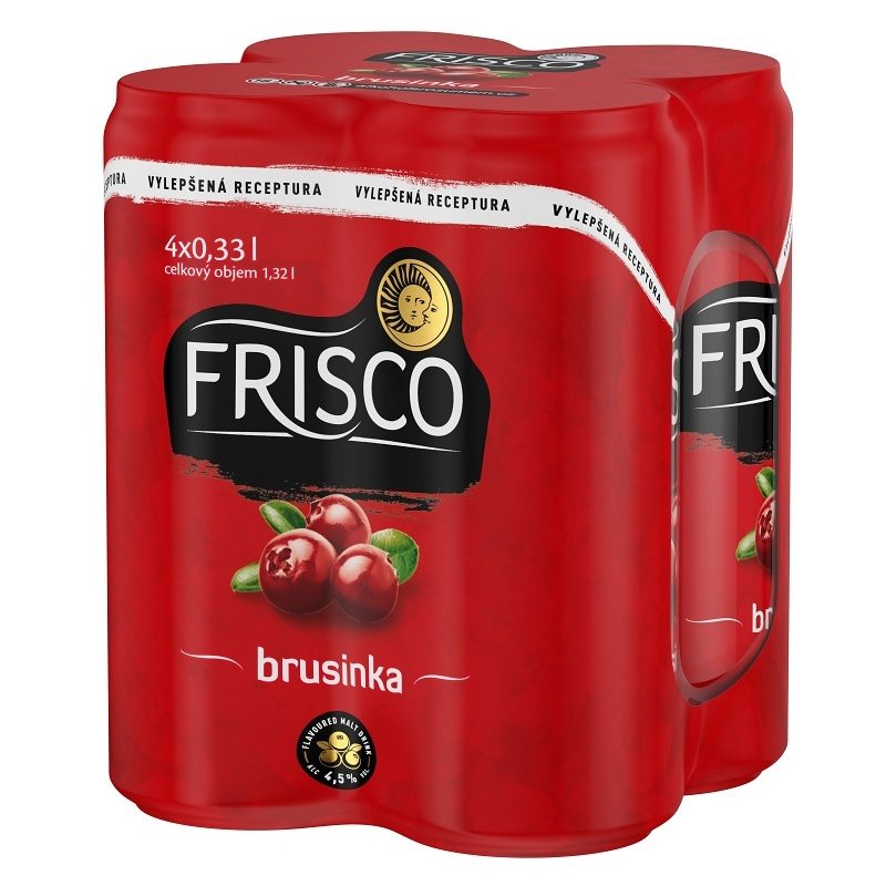 FRISCO BRUSINKA 4.5% PLECH 0.33L