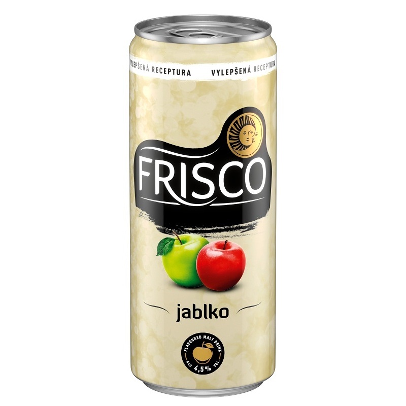 FRISCO JABLKO 4.5% PLECH 0.33L