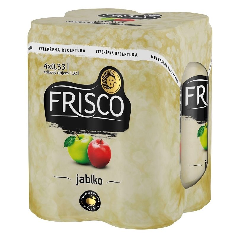 FRISCO JABLKO 4.5% PLECH 0.33L