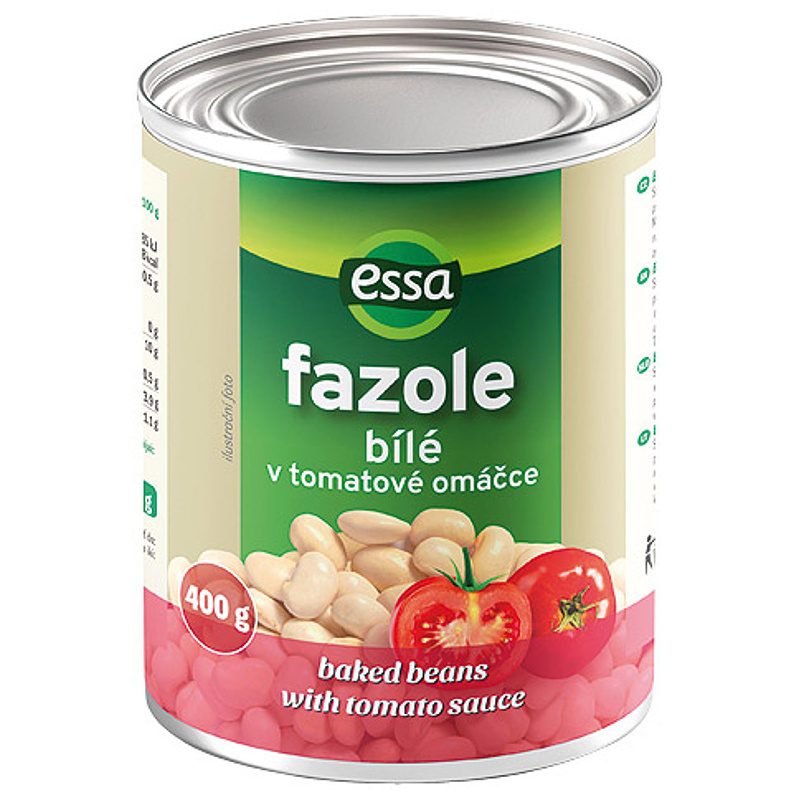 FAZOLE BÍLÉ V TOMATOVÉ OMÁČCE 400G