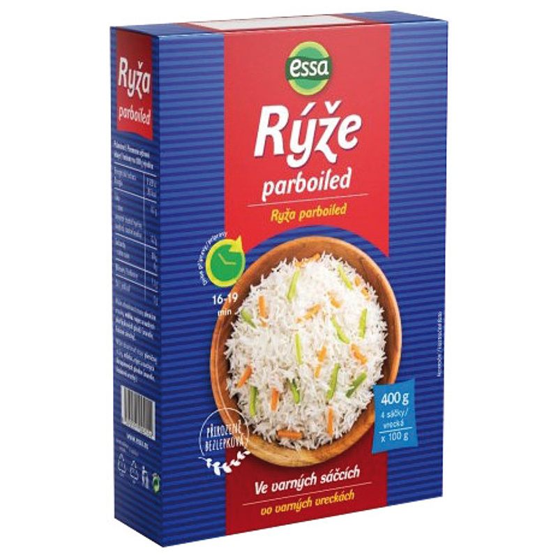 RÝŽE PARBOILED 400G VARNÝ SÁČEK