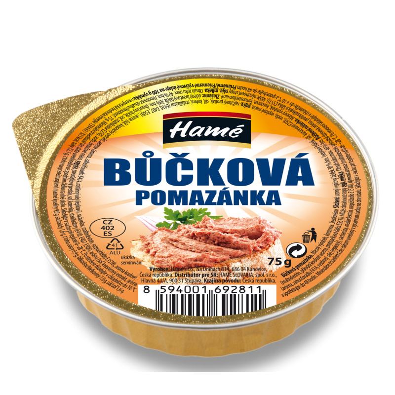BŮČKOVÁ POMAZÁNKA AL75G HAMÉ