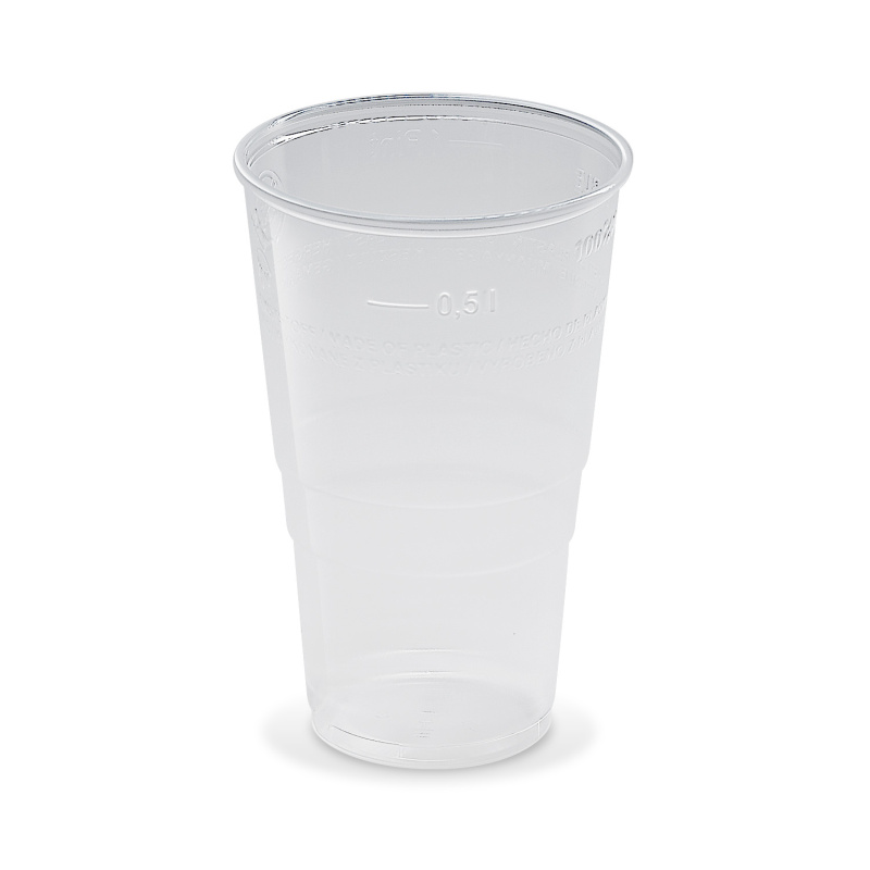 KELÍMEK TRANSPARENTNÍ 0.5L 50KS PP
