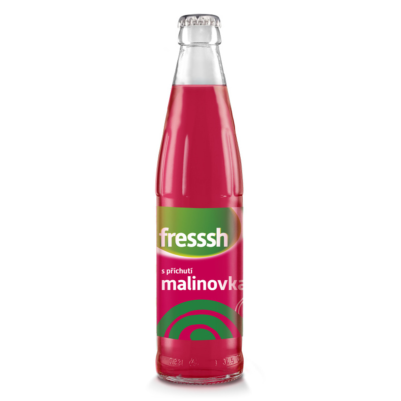 LIMONÁDA FRESSSH S PŘÍCHUTÍ MALINOVKA 0.33L