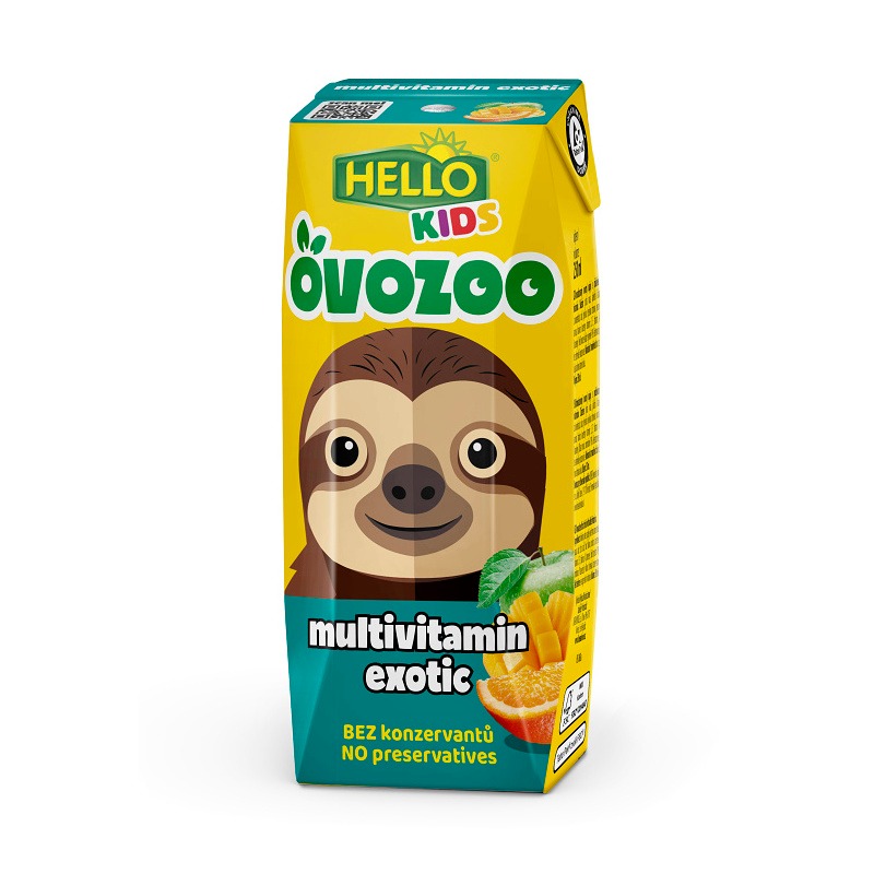 HELLO OVOZOO MULTIVITAMÍN 0.25L