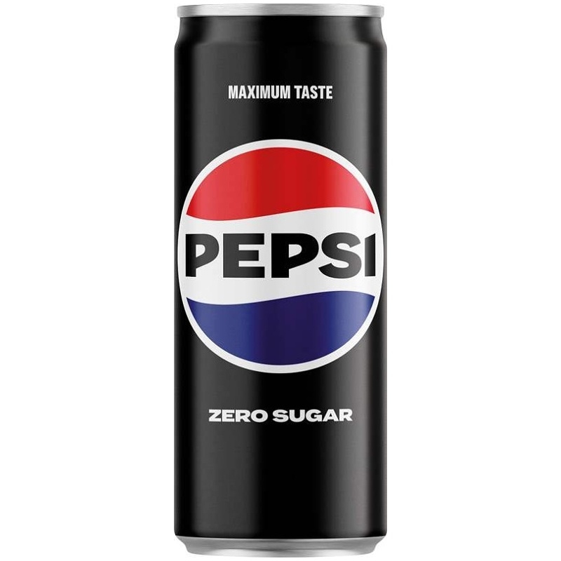 PEPSI ZERO SUGAR PLECH 0.33L