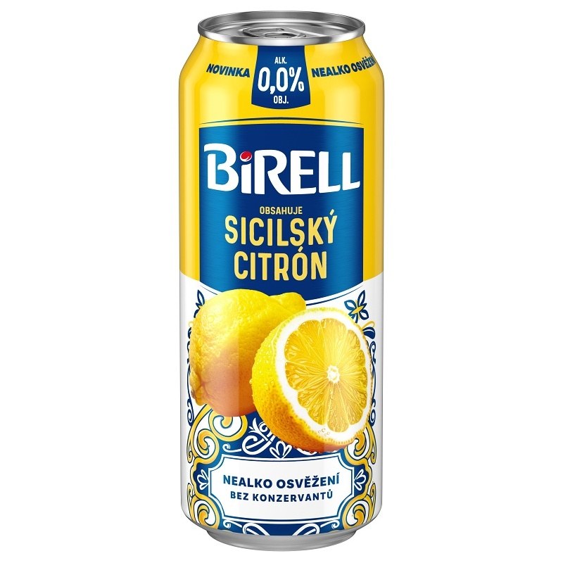 BIRELL PLECH SICILSKÝ CITRÓN 0.5L
