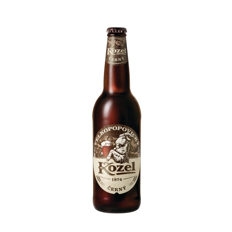 VELKOPOPOVICKÝ KOZEL 10% ČERNÝ 0.5L