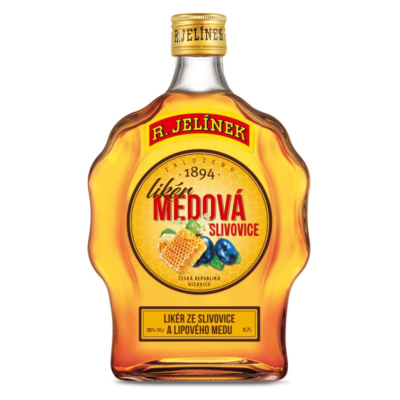 SLIVOVICE R. JELÍNEK BUDÍK MEDOVÁ 35% 0.7L
