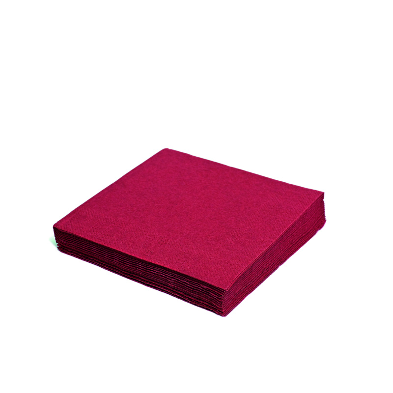 UBROUSKY 33X33CM BORDO 100KS 1VRSTVÉ