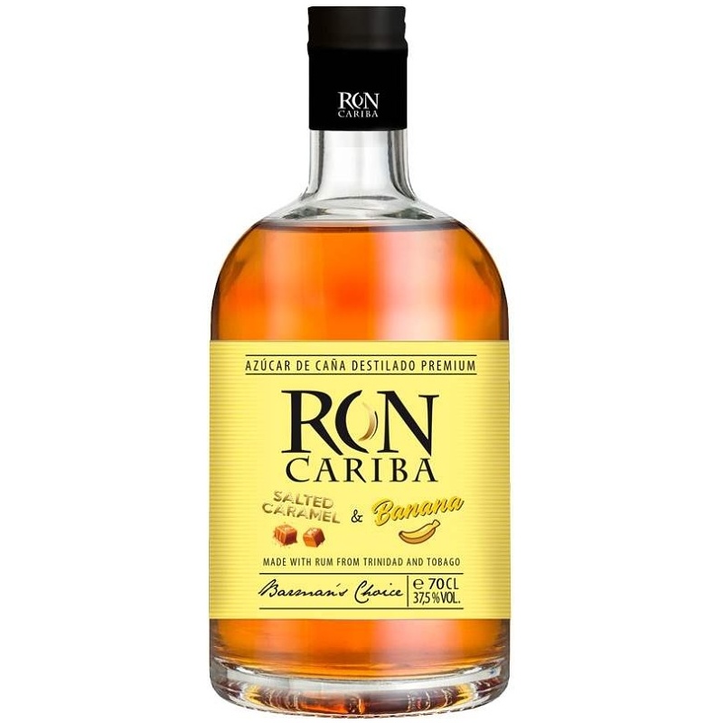 RON CARIBA SALTED CARAMEL & BANANA 37.5% 0.7L