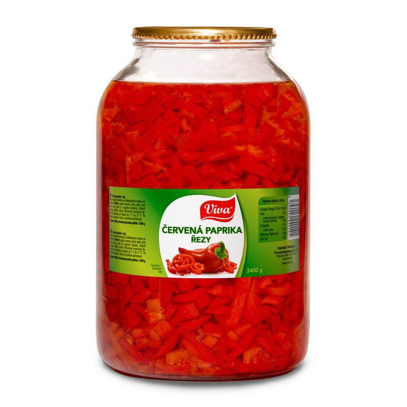 PAPRIKA ČERVENÁ ŘEZANÁ S4/1L 3500G/1750G