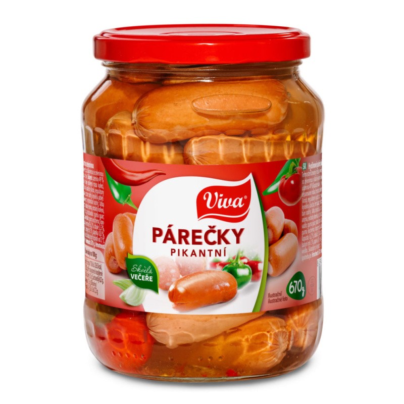 PÁREČKY PIKANTNÍ 670G/439G
