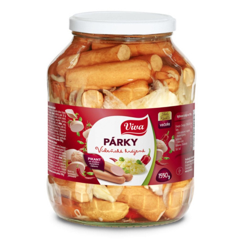 PÁRKY VÍDEŇSKÉ KRÁJENÉ 1550G/930G