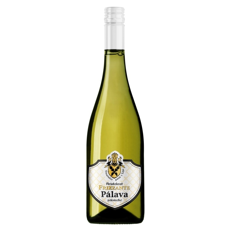 PÁLAVA FRIZZANTE ARISTOKRAT POLOSLADKÉ 0.75L VINAŘSTVÍ PÁNŮ Z LIPÉ